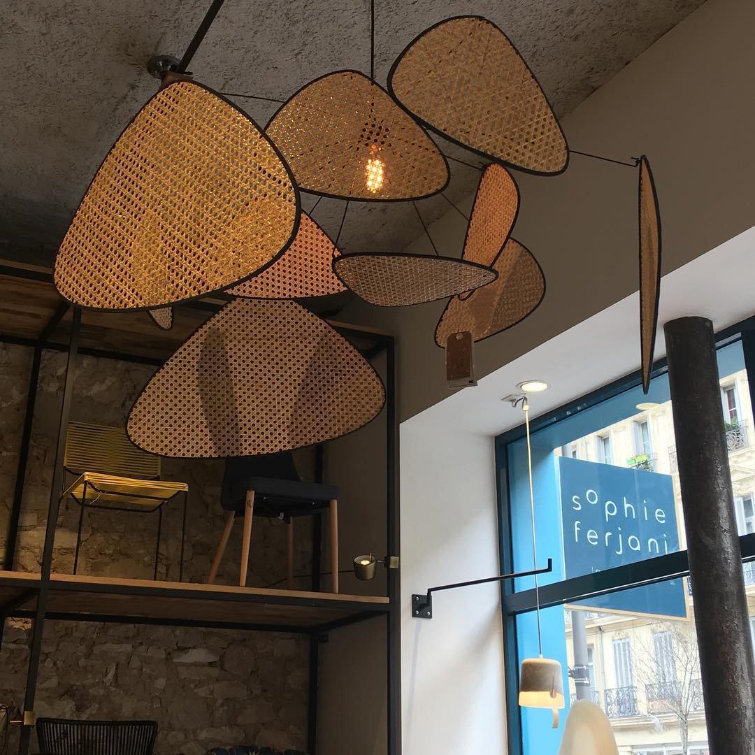 Eclectic Irregular Multi-Layered Pendant Light
