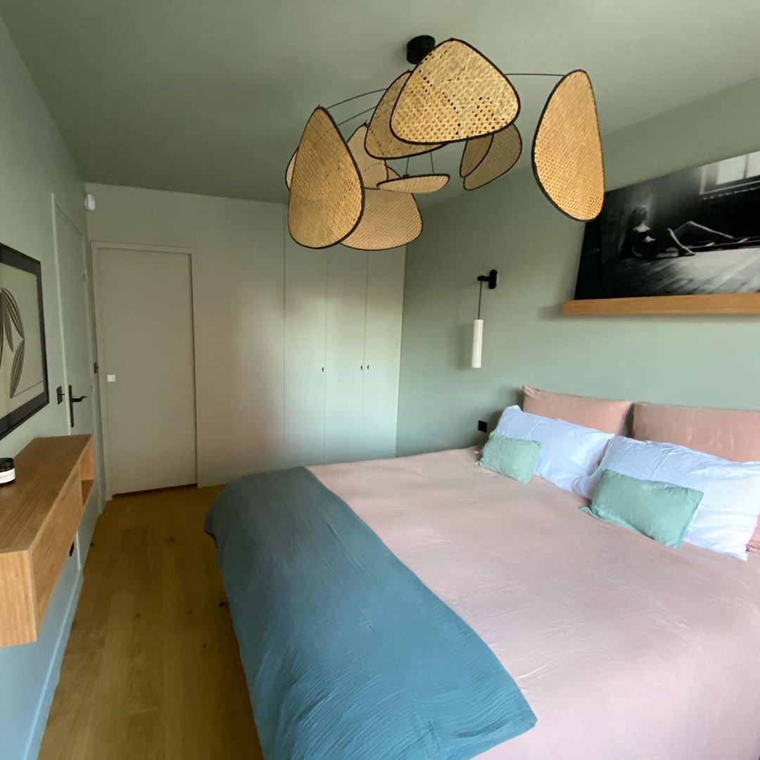 Eclectic Irregular Multi-Layered Pendant Light