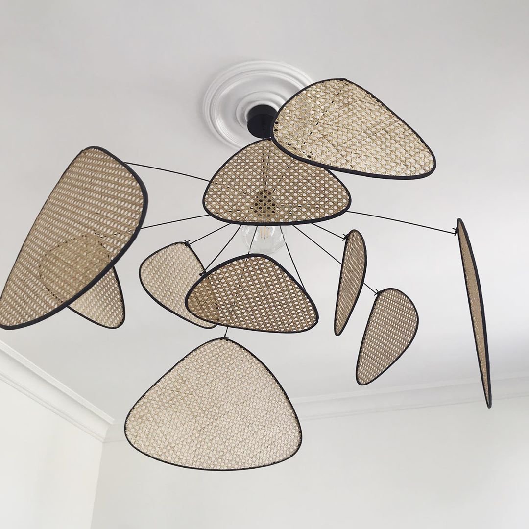 Eclectic Irregular Multi-Layered Pendant Light