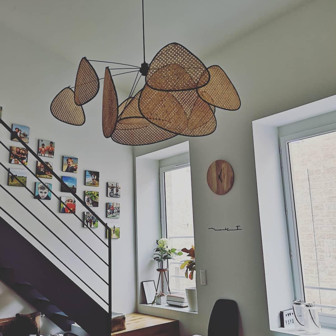 Eclectic Irregular Multi-Layered Pendant Light