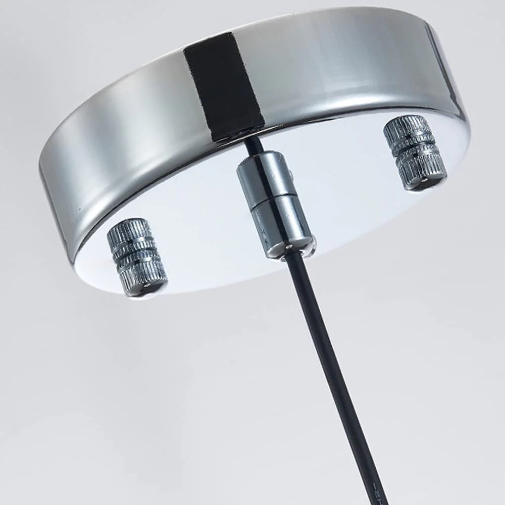 Amber Glass Pendant Light with Modern Elegance