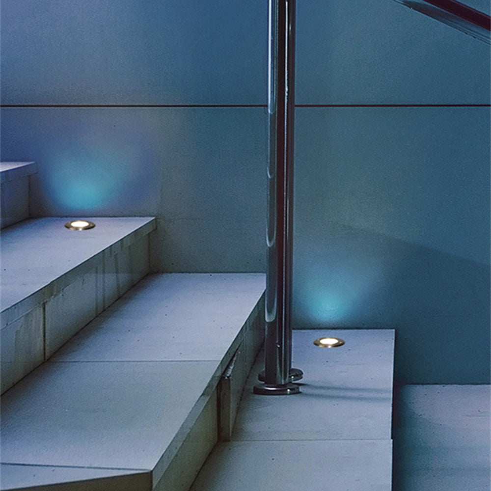 Contemporary Outdoor Recessed Step/Deck Light