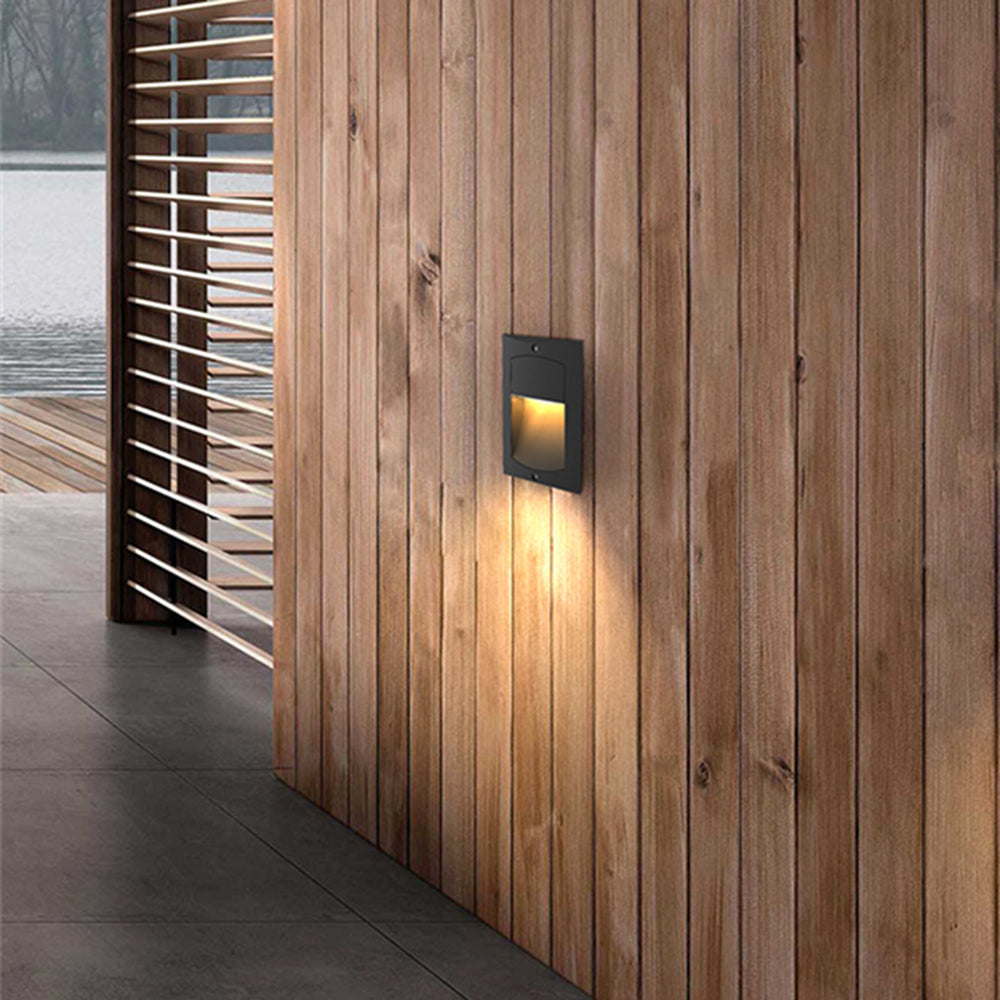 Contemporary Outdoor Deck Light & Motion-Sensor