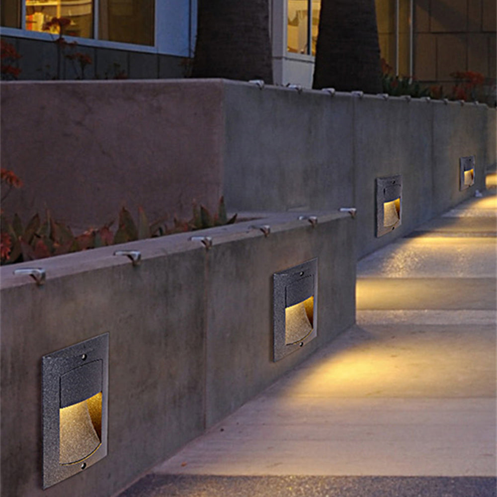 Contemporary Outdoor Deck Light & Motion-Sensor