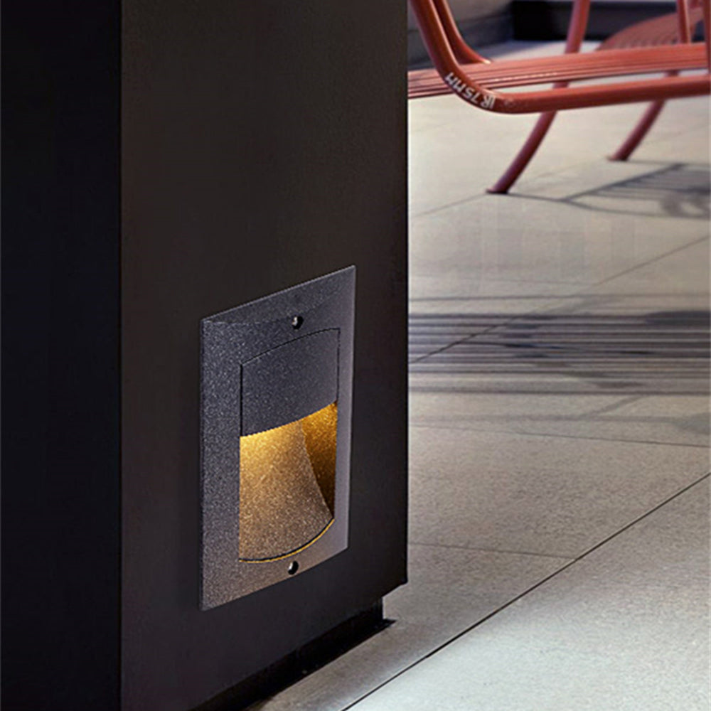 Contemporary Outdoor Deck Light & Motion-Sensor
