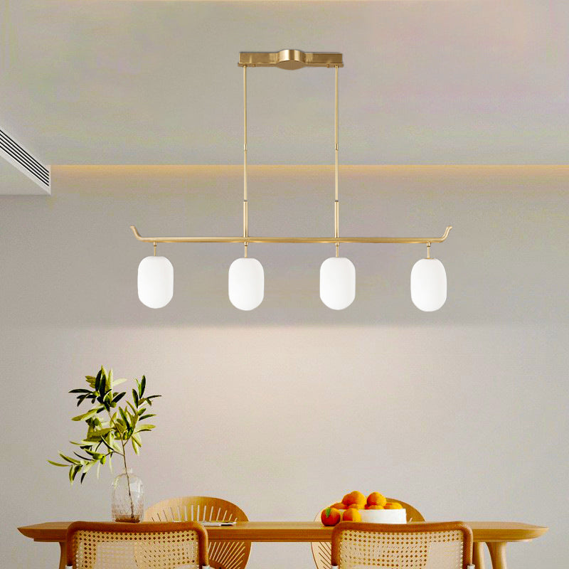 Copper Pendant Light, Mid-Century Modern Design