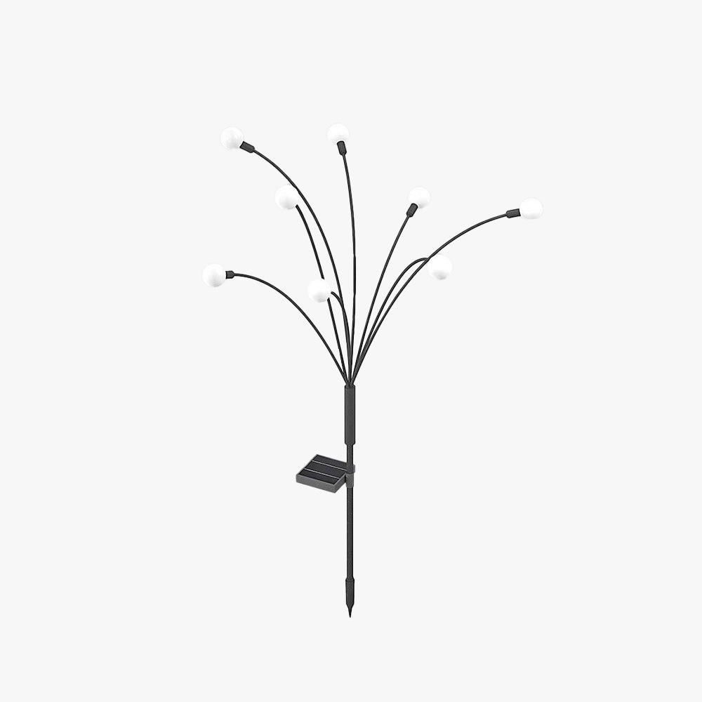 Elegant Outdoor Post Light – Black/White