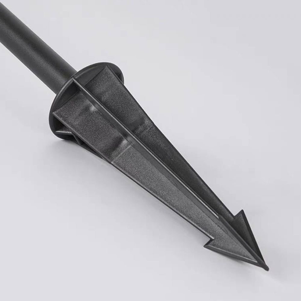 Elegant Outdoor Post Light – Black/White