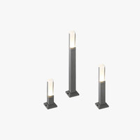 Elegant Outdoor Motion-Sensor Bollard Light
