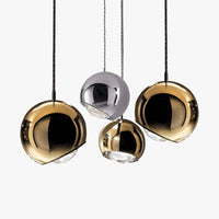 Elegant Pendant Light with Spherical Shades