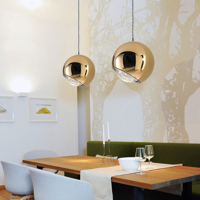 Elegant Pendant Light with Spherical Shades