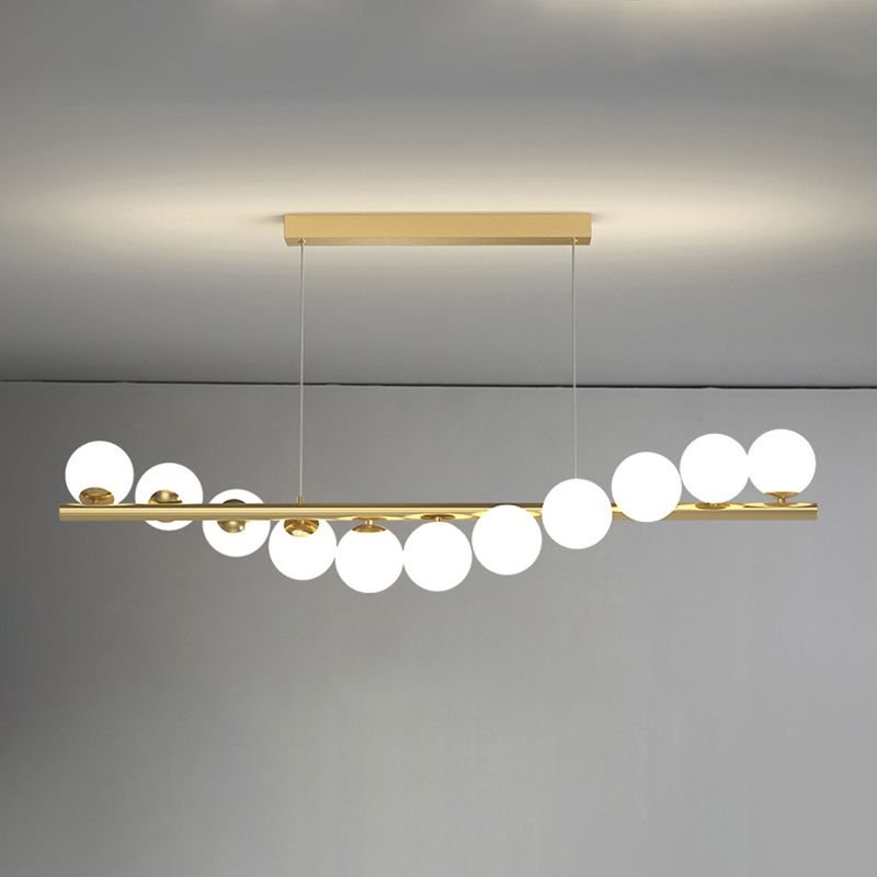 Gold Pendant Light – Mid-Century Modern Glow