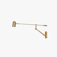 Gold Wall Lamp with Adjustable Multi-Arms