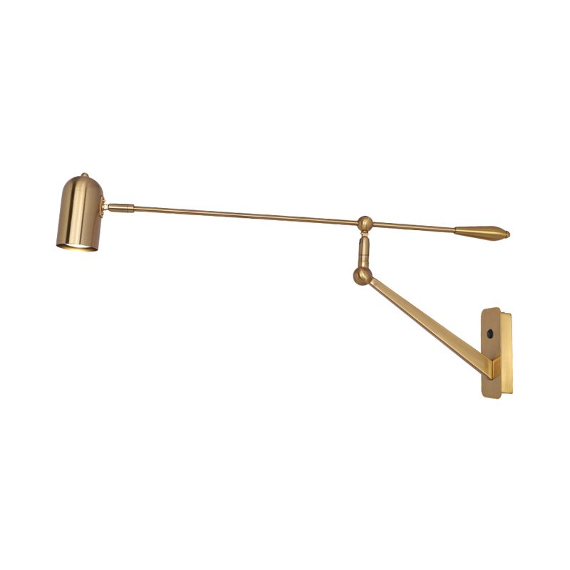 Gold Wall Lamp with Adjustable Multi-Arms