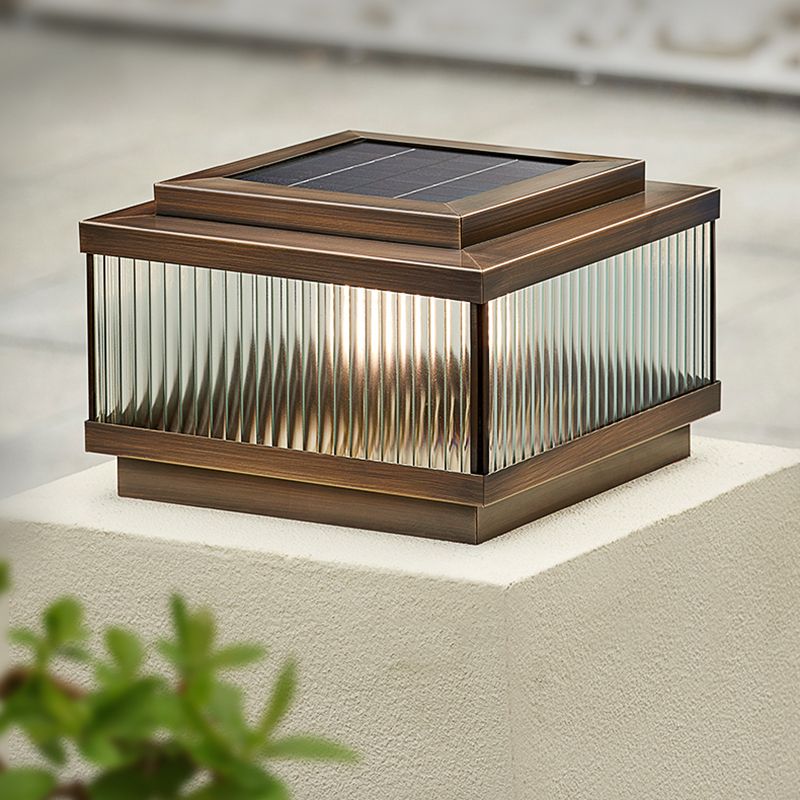 Industrial Outdoor Solar Post-Pier Mount Light