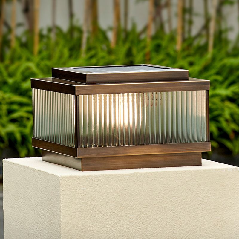 Industrial Outdoor Solar Post-Pier Mount Light