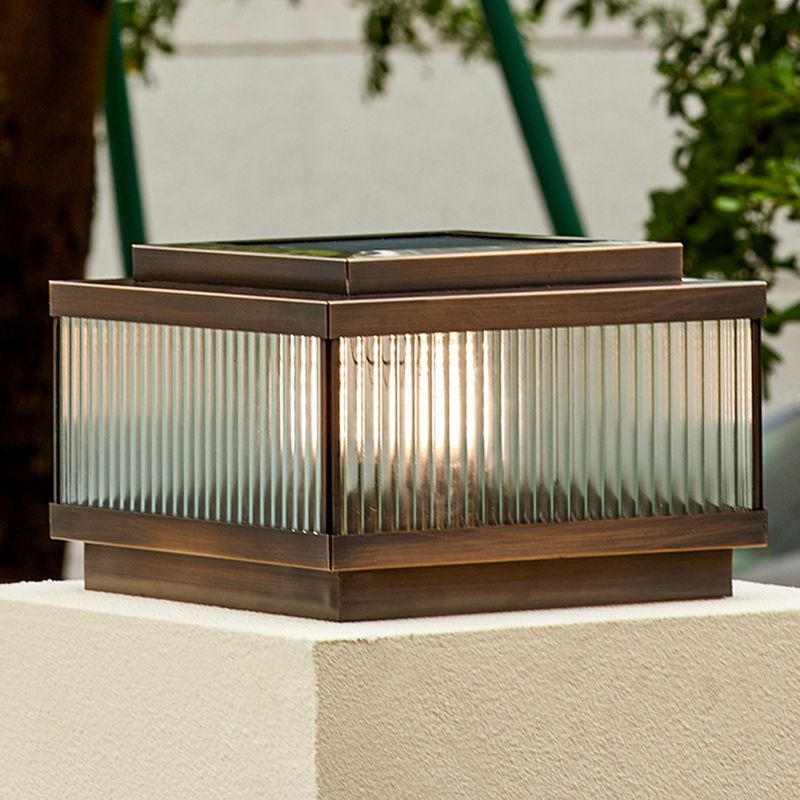 Industrial Outdoor Solar Post-Pier Mount Light