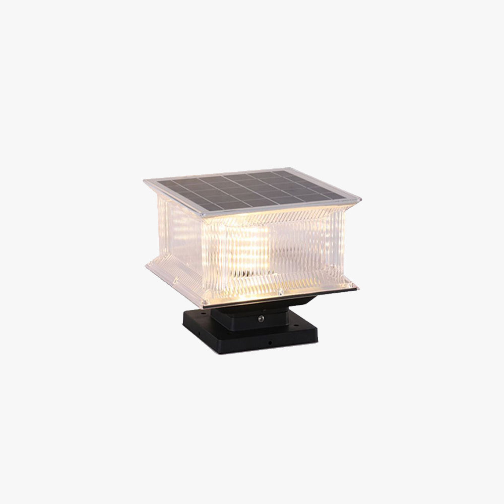 Industrial Outdoor Solar Remote Post-Pier Light