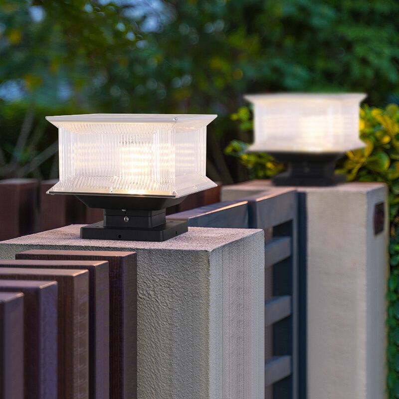 Industrial Outdoor Solar Remote Post-Pier Light