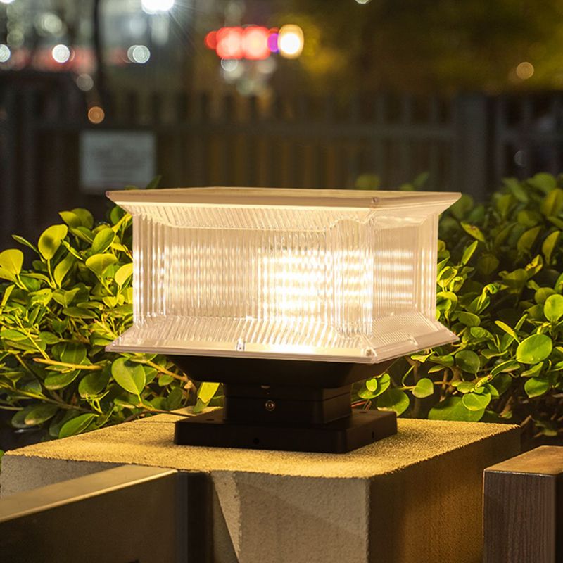 Industrial Outdoor Solar Remote Post-Pier Light