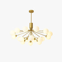 Mid-Century Modern Chandelier, Multi-Arm Design