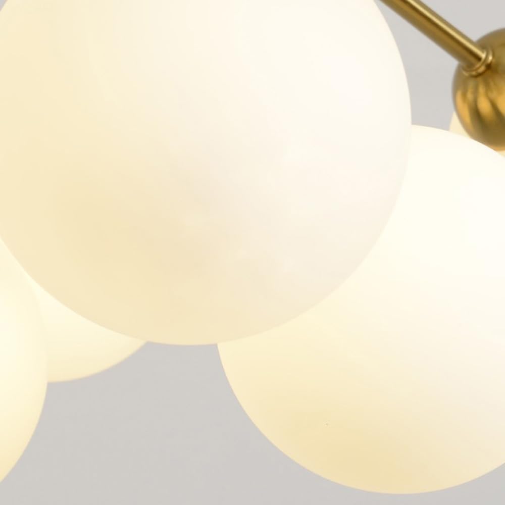 Mid-Century Modern Chandelier, Multi-Arm Design