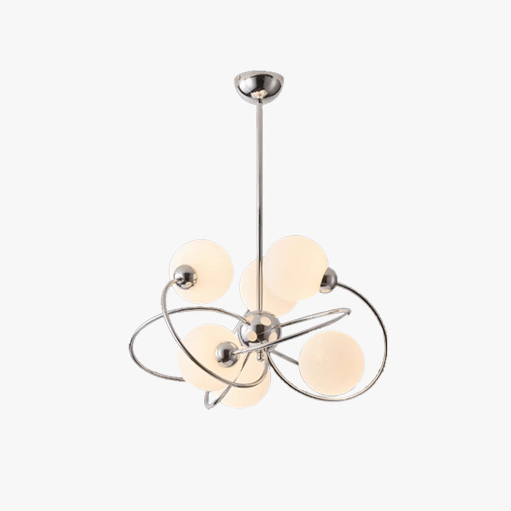 Mid-Century Modern Chandelier with Adjustable Height
