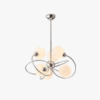 Mid-Century Modern Chandelier with Adjustable Height