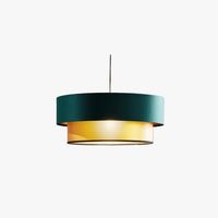 Mid-Century Pendant Light & Art Focus