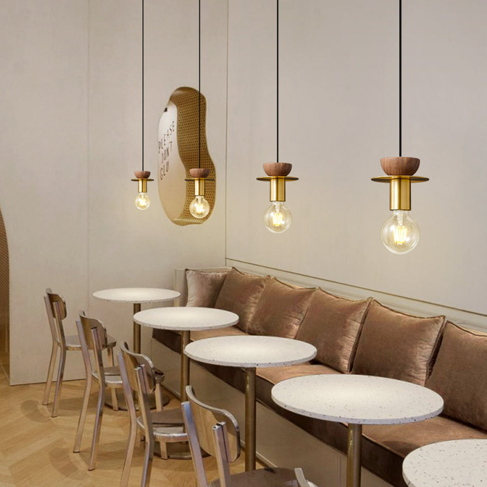 Mid-Century Pendant Light & Geometric Charm