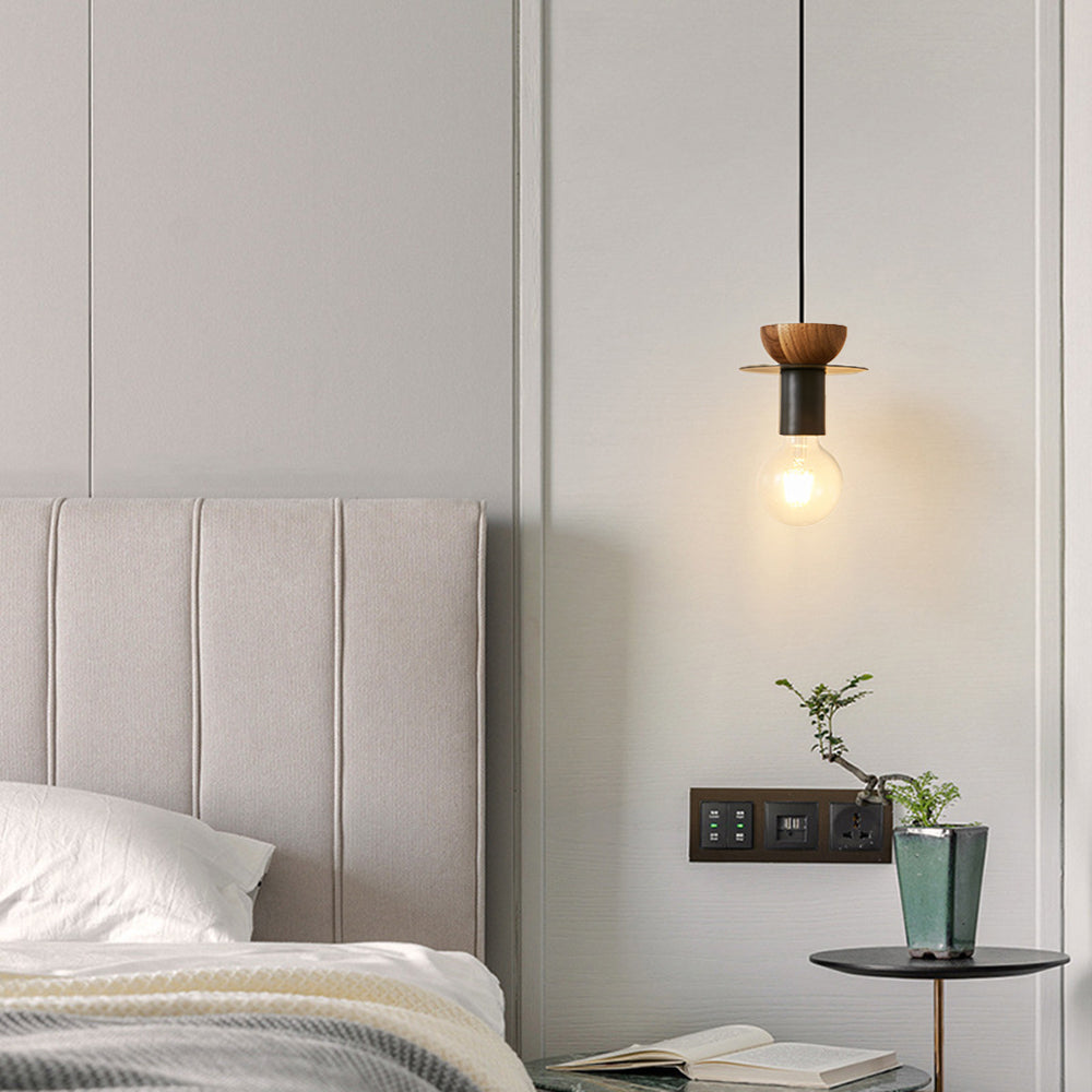 Mid-Century Pendant Light & Geometric Charm