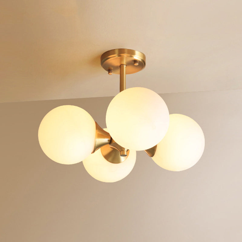 Mid-Century Pendant Light & Globe Accents