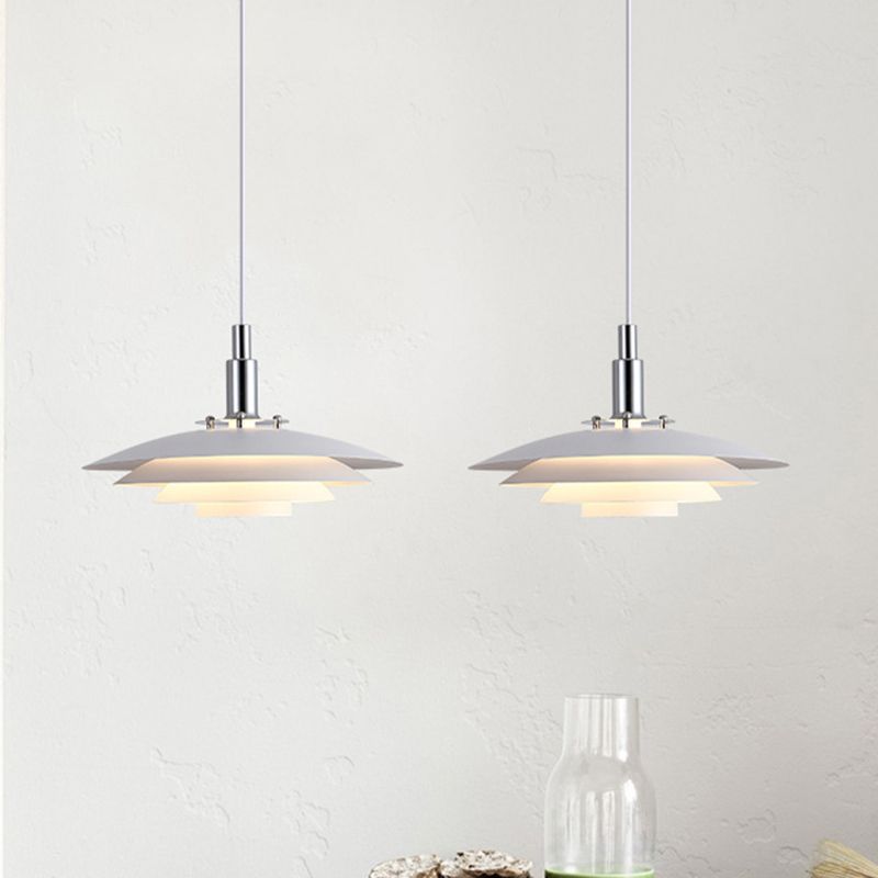 Mid-Century Pendant Light & Layered Disc Design