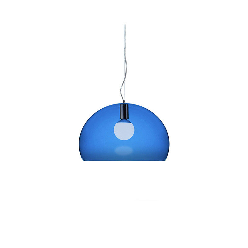 Mid-Century Pendant Light with Dome Shade