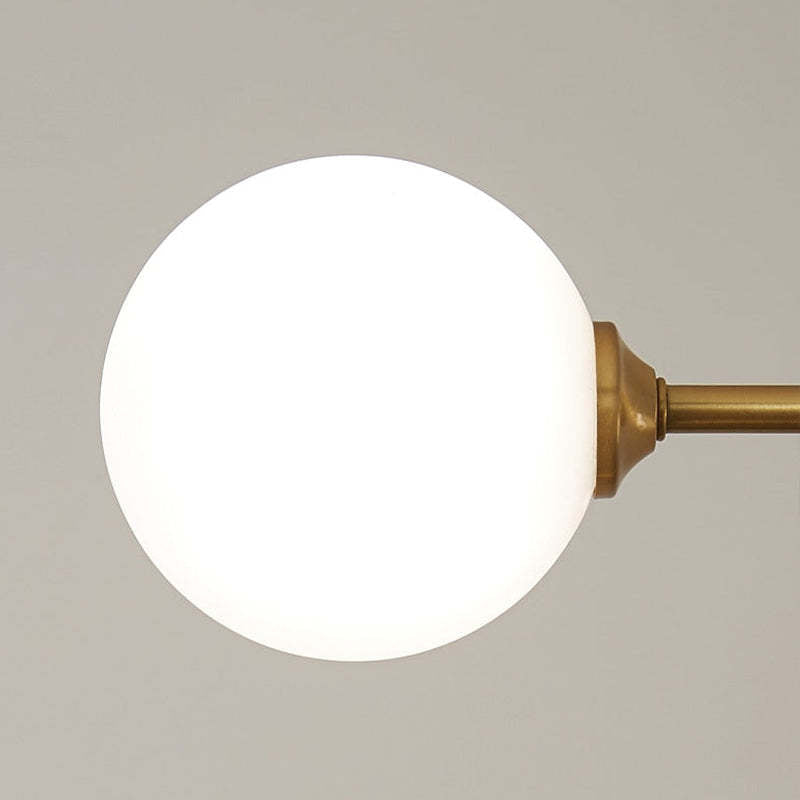Mid-Century Pendant Light with Gold Finish