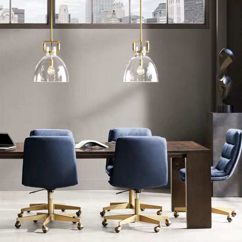 Minimalist Brass Pendant Light with Spherical Shade