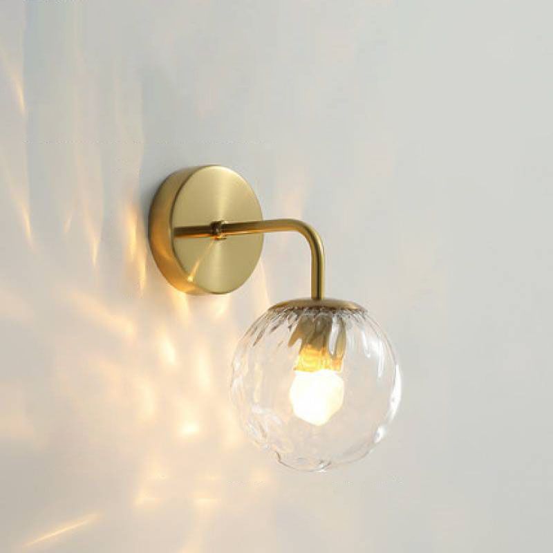 Minimalist Wall Lamp & Modern Glass Shade