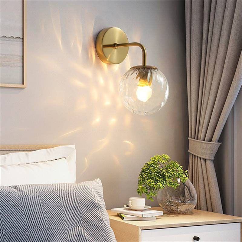 Minimalist Wall Lamp & Modern Glass Shade