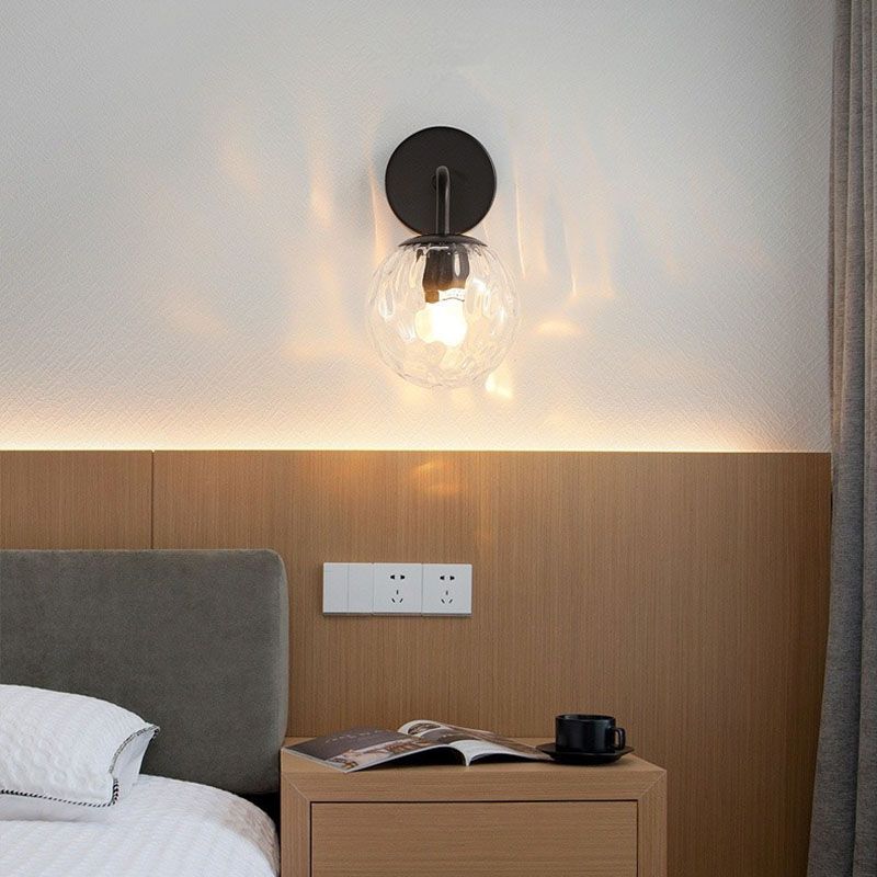 Minimalist Wall Lamp & Modern Glass Shade