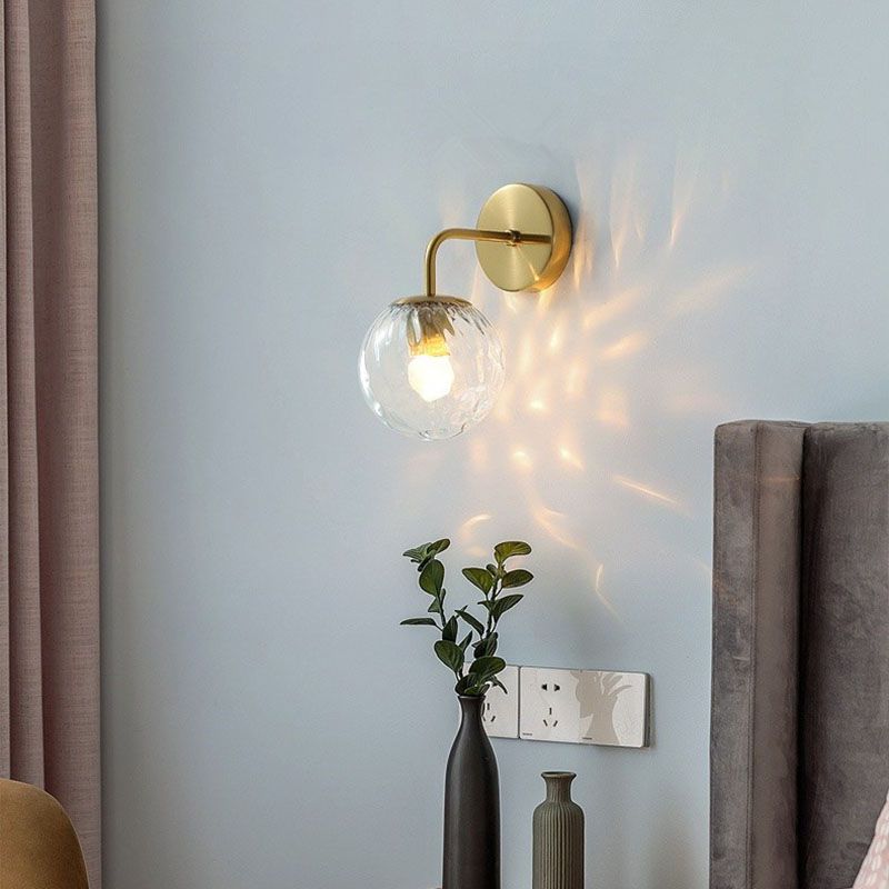 Minimalist Wall Lamp & Modern Glass Shade