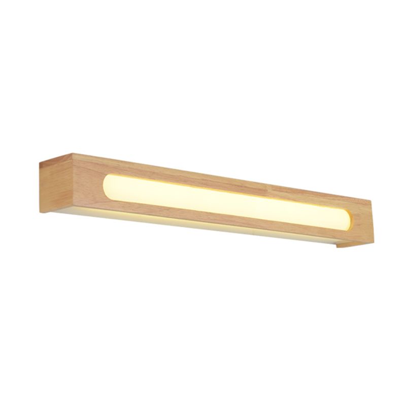 Minimalist Wall Lamp with Wood & Acrylic Frame