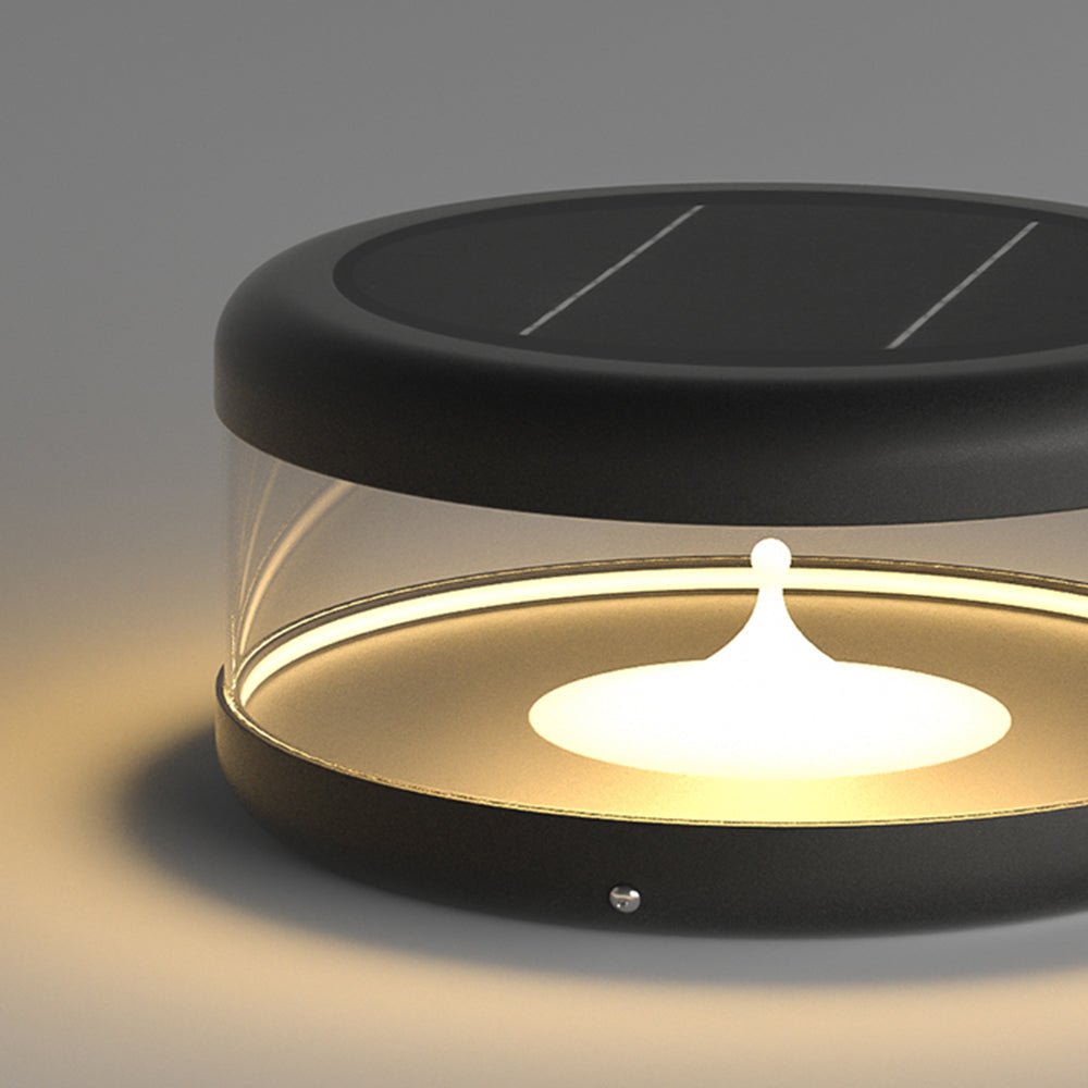 Modern Black Outdoor Post&Pier Mount Light
