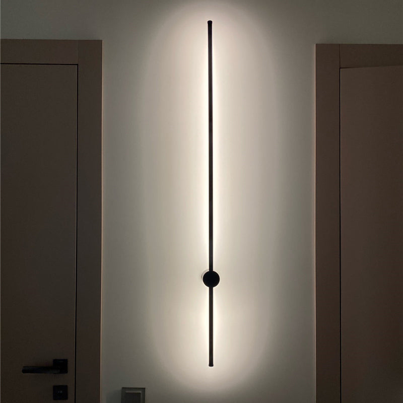 Minimalist Cylindrical Adjustable Wall Light with LED