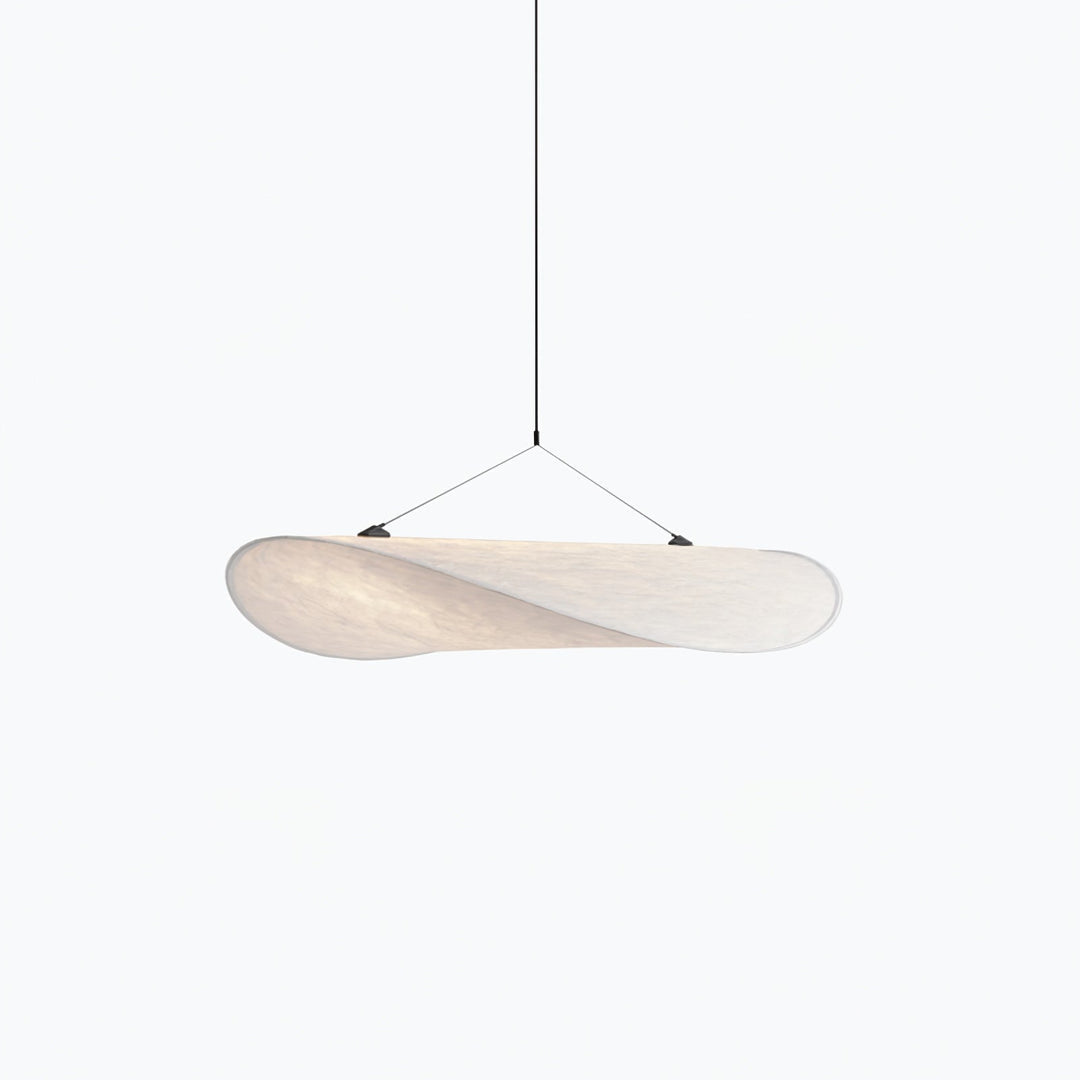 Wabi-Sabi Twisted-Elliptical LED Pendant Light