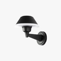 Modern Bowl-Shaped Metal Outdoor Wall Lamp with Soft LED Light