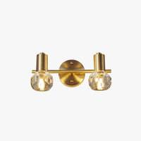 Modern Crystal Wall Lamp – Gold Elegant Design