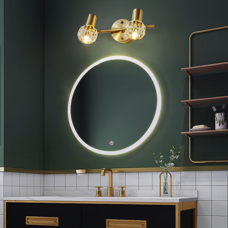 Modern Crystal Wall Lamp – Gold Elegant Design