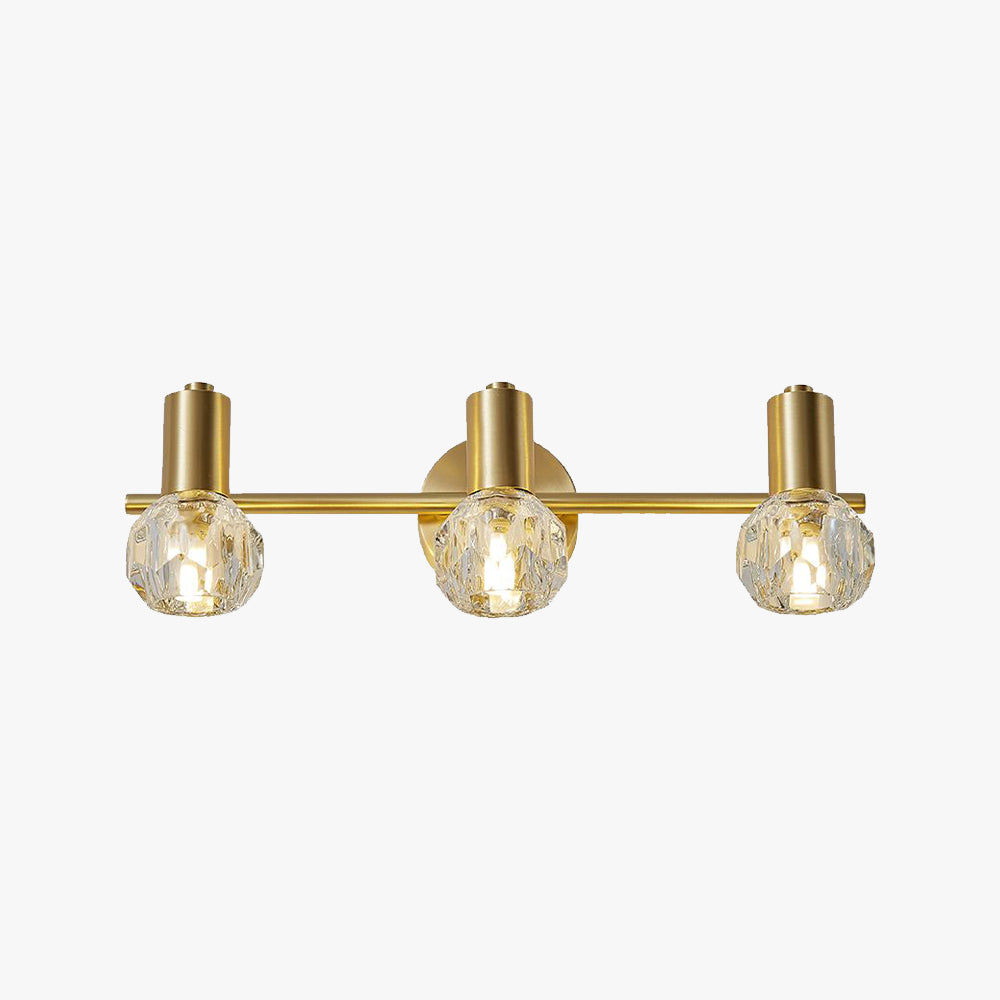 Modern Crystal Wall Lamp – Gold Elegant Design