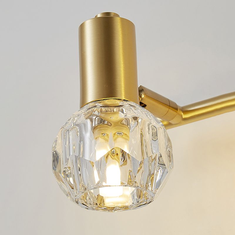 Modern Crystal Wall Lamp – Gold Elegant Design