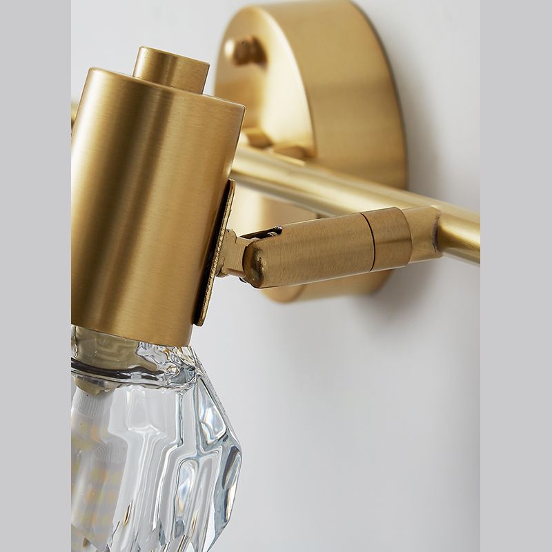 Modern Crystal Wall Lamp – Gold Elegant Design